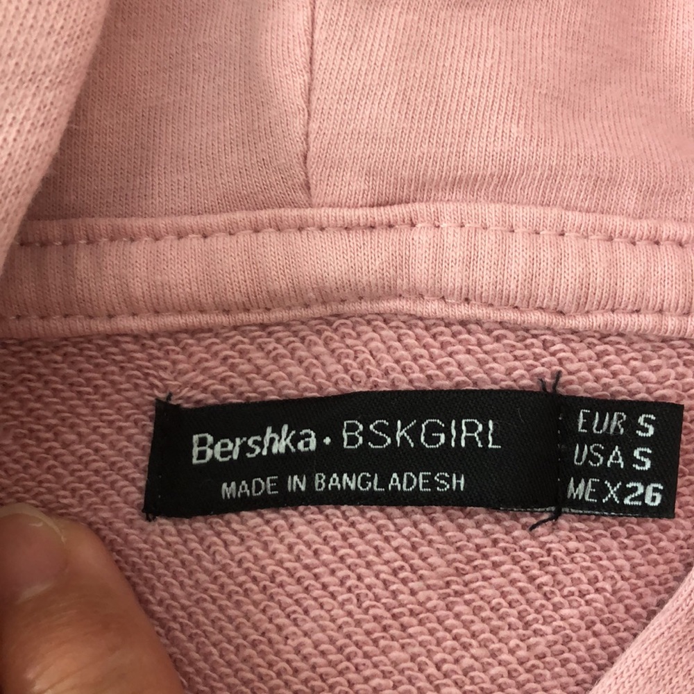 Bershka Hooded short sweatshirt - Picture 3 of 3